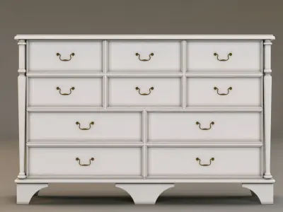 Laura Ashley commode 2 3D model