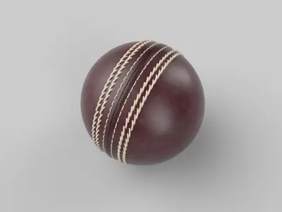 cricket ball 3D model