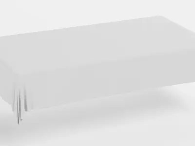 -Tablecloth Rectangular- 3D model