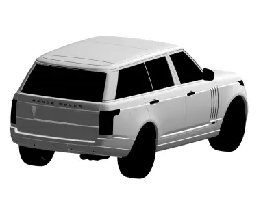 range rover sva 3D model