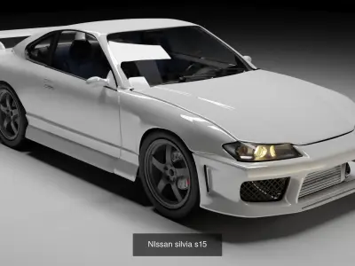 Nissan silvia s15 collection 3D Model Pack