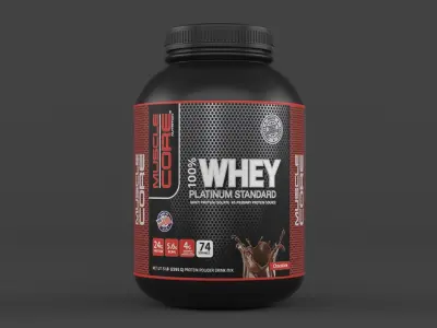 Protein Powder 3D model