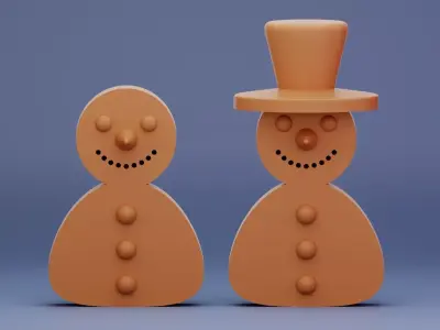 Christmas Decoration STL Set 3D print model