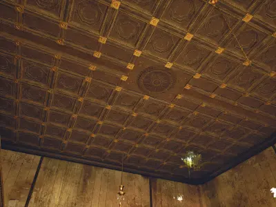 Abandoned Mansion Environment Low-poly 3D model