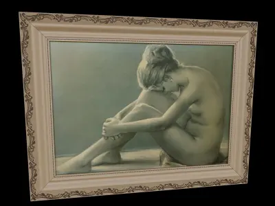 14 Paintings Collection 3D model