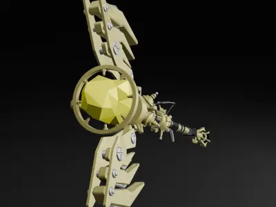 Staff of wind 3D print model