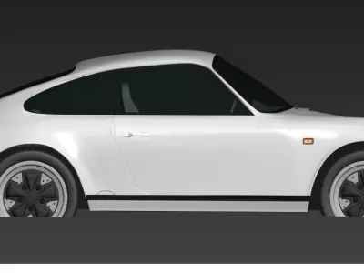 Porsche 911 Carrera Coupe 1987 3D print model