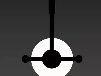 Modern Wall Light 3D model