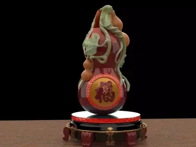 Chinese  gourd  3D model