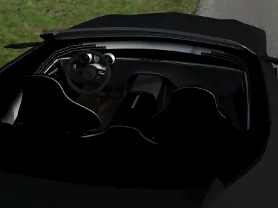 luxury convertible  3D model