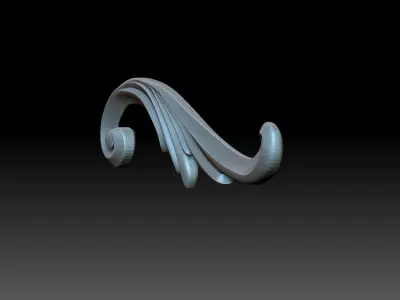 Decorative element 3D print model