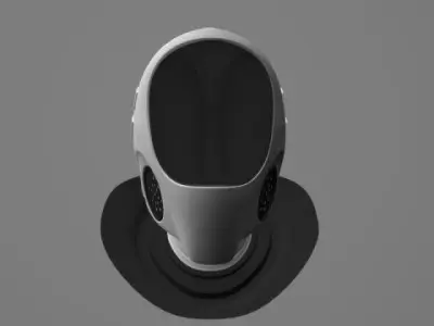 Robot head Free 3D model