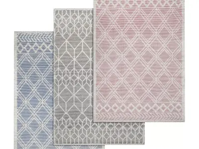 Rug Set 1295 3D model
