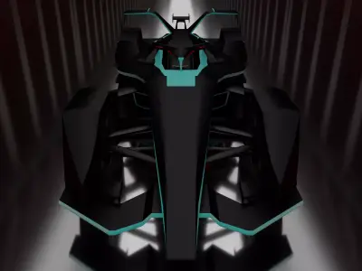 Formula E Car 3D model