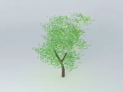 Tree corporate university Free 3D model