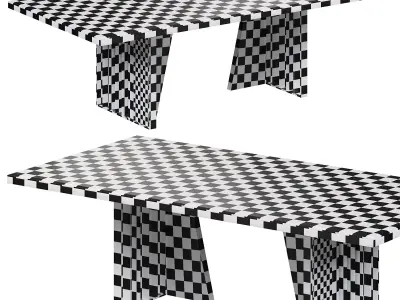 Carina Table by Elve Luxury 3D model