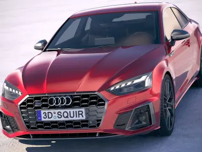 Audi S5 Coupe 2020 3D model