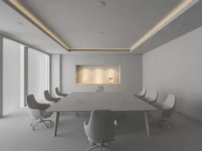 Super Hub Office  Vol 06 Low-poly 3D model