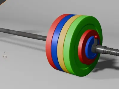 DUMBBELL BAR  3D model
