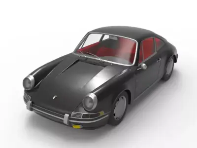 1964 Porsche 911 3D model