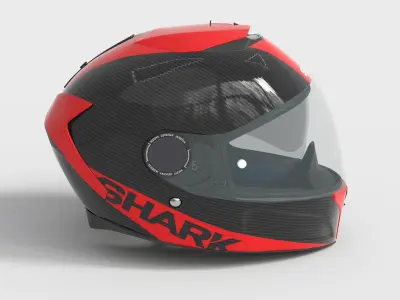 SHARK SPARTAN HELMET 3D model