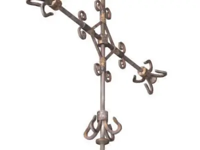 Girouette Eglise - Church weathercock Midle Ages Free 3D model