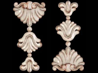 Classic carved 104 3D model