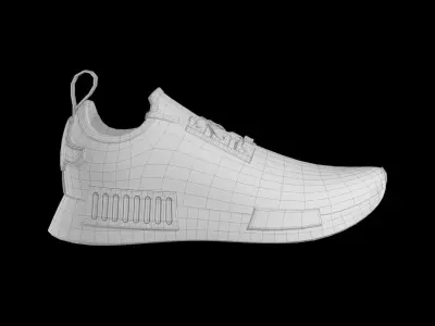 Adidas NMD Low-poly 3D model