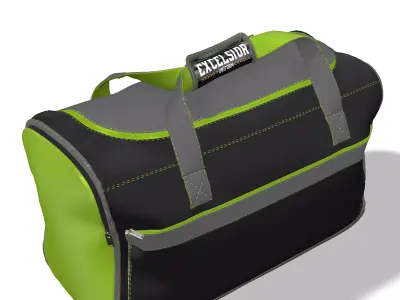 Sport Gym Bag Low-poly 3D model