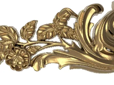  decorative pattern ready for 3D printing 3D model 2