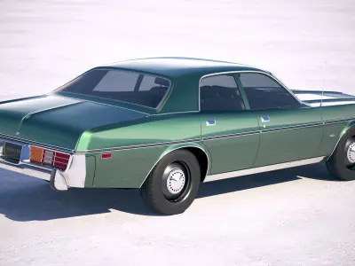 Dodge Monaco 1977 3D model