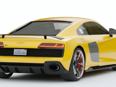 Audi R8 2019 3D model