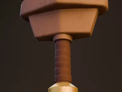 Sword with dragon engraving Free low-poly 3D model