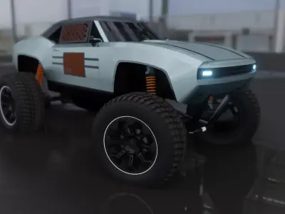 Monster Truck 4x4 3D model