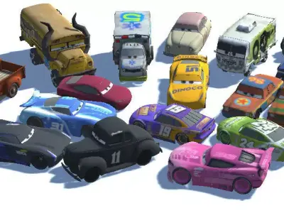 cars 3 Free 3D model