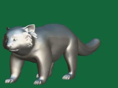 Red Pandas Mammal 3D model