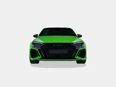 Audi RS3 sedan 2022 Low-poly 3D model