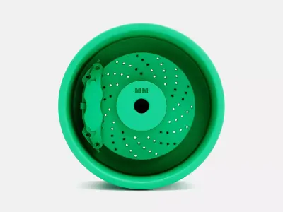 20x10 4Play 4P50 Wheel and Brake 3D print model