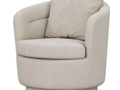 Viv Swivel Chair By westelm 3D model