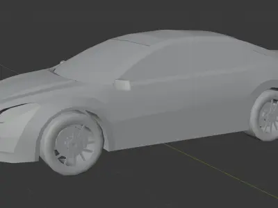Low Poly Gameready Mazda 6 Low-poly 3D model