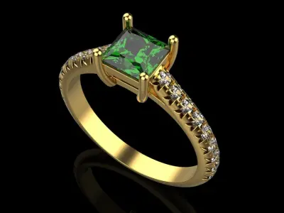 Tiffany  Luxury Diamond Ring 47 3D print model