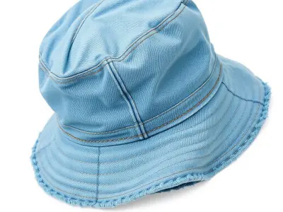 Denim Bucket Hat D Model Pack Low-poly 3D model