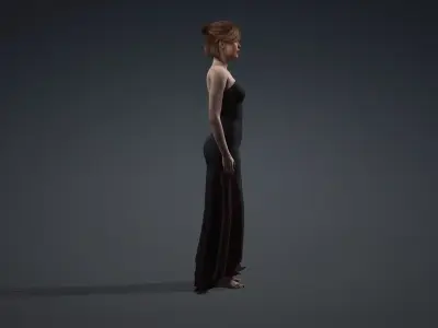 Beautiful Female Character 3D Model 3D model