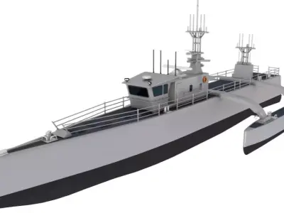 Sea Hunter USV 3D model