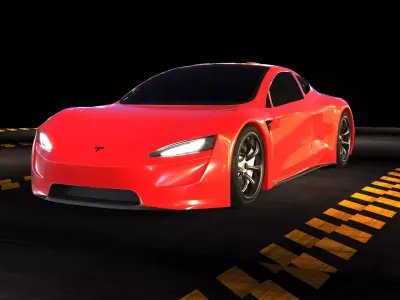 Tesla Roadster   3D model