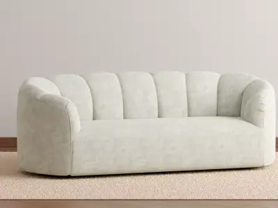 Rachel Tufted Sofa 3D model