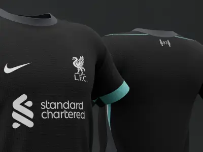 Liverpool 2024 2025 Away Jersey 3D model