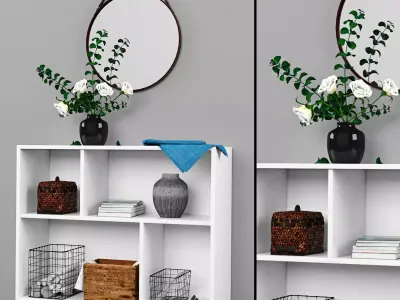 Decorative set - Scandinavian Designs 3D model