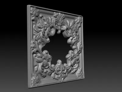 Bas relief Frame 240506 03 3D print model