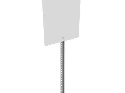 American Speed Limit Sign 3D model